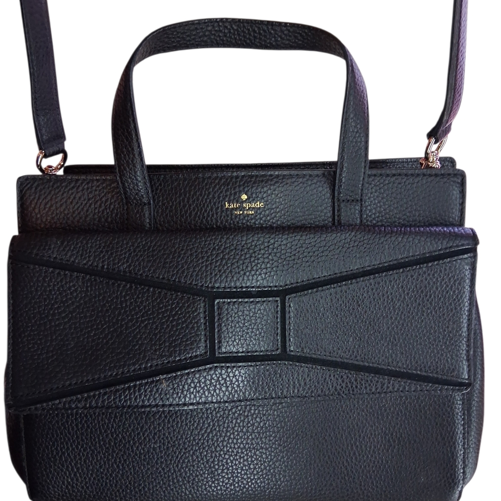 Kate Spade Black Leather Handbag - Picture 4 of 4